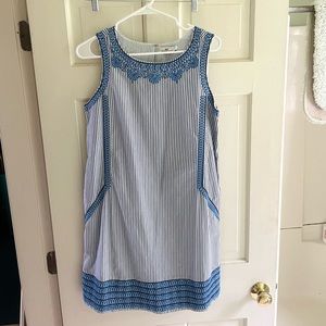 NWOT VV Striped Shift Dress